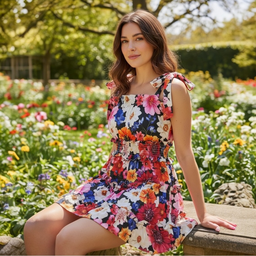 Floral mini  Dress